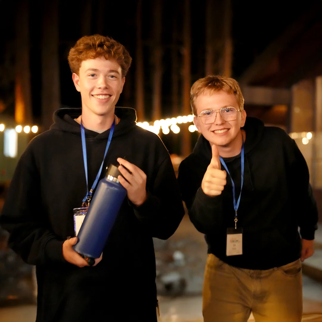 Camp Friends At Night