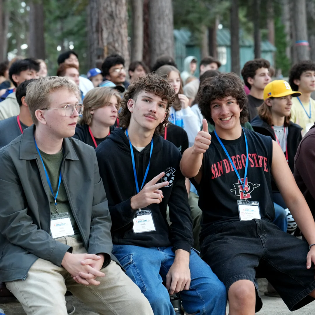 Campers Enjoying Evening Gathering
